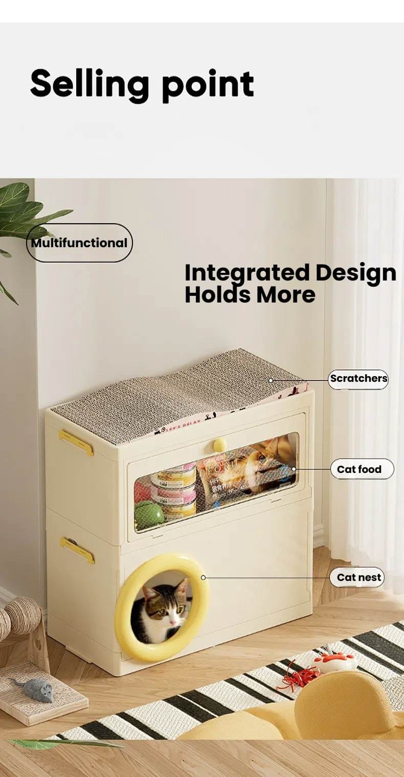 Cat Nest: Four-Season Universal Semi-Enclosed Villa