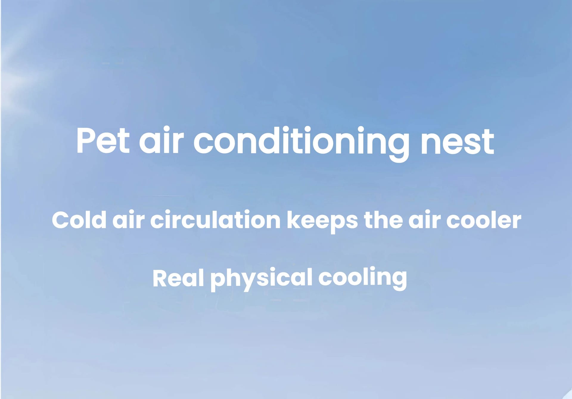 Pet Air-Conditioned house