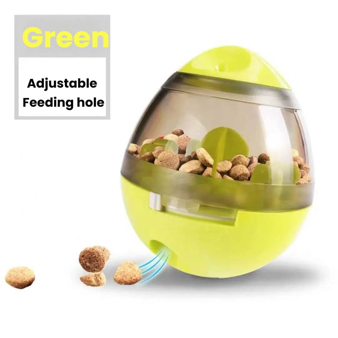 Dog Treat-Dispensing Ball Toy