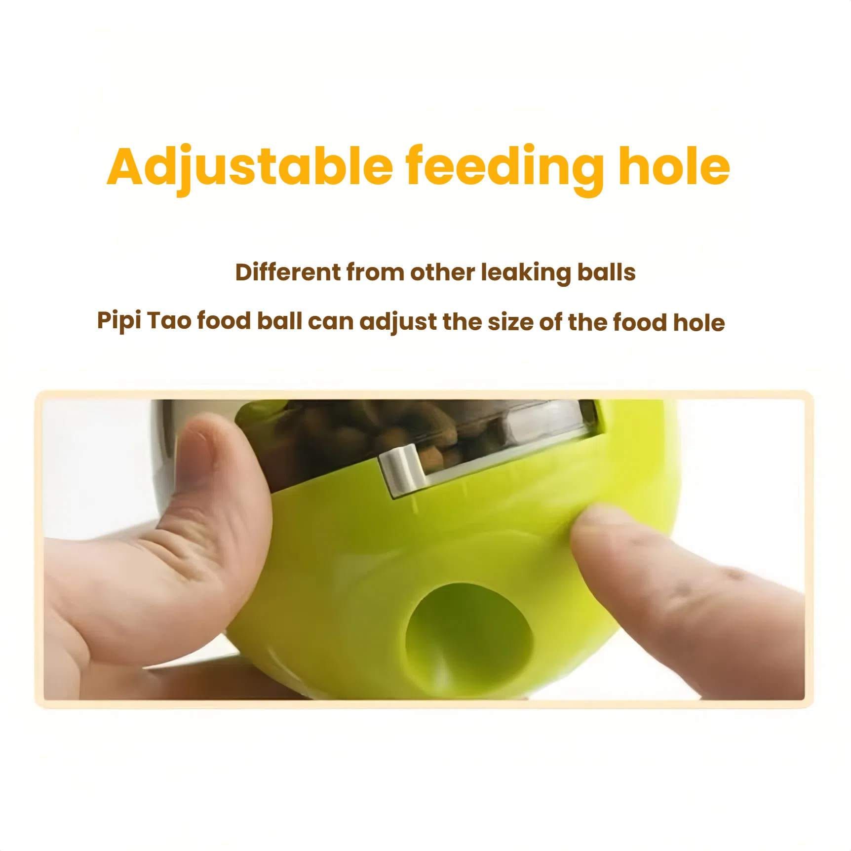 Dog Treat-Dispensing Ball Toy