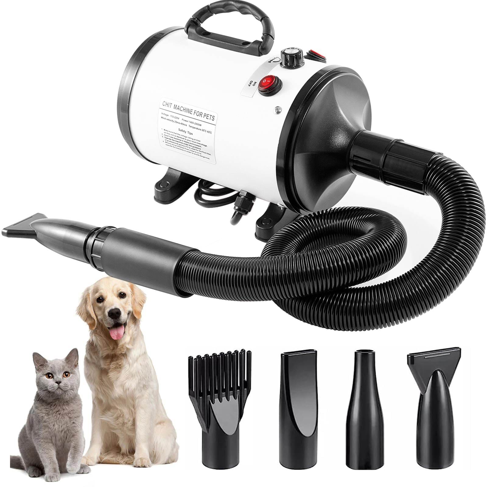 Pet 2-in-1 Blowing & Suction Hair Dryer