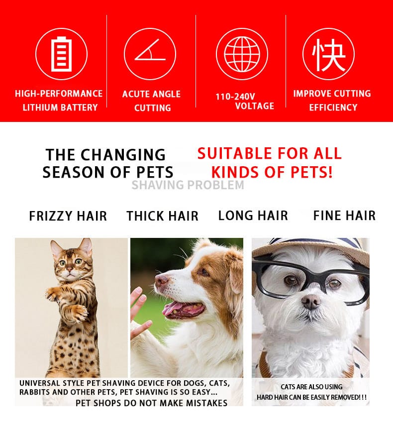 Pet Electric Hair Clippers
